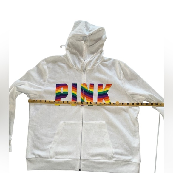 Pink • Zip Up Hoodie • Rainbow - Picture 5 of 6